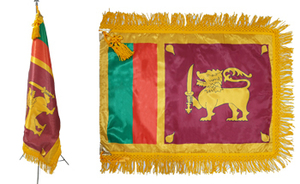 (렌탈) 스리랑카 국기<br/>[가로 135 x 세로 90cm]