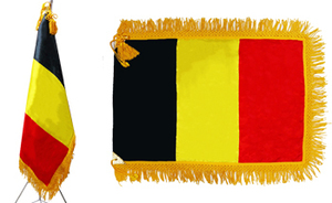 (렌탈) 벨기에 국기<br/>[가로 135 x 세로 90cm]
