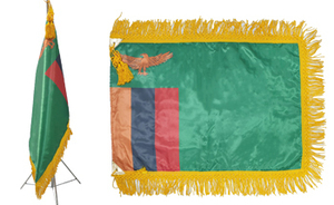 (렌탈) 잠비아 국기<br/>[가로 135 x 세로 90cm]