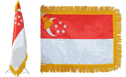 (렌탈) 싱가포르 국기<br/>[가로 135 x 세로 90cm]