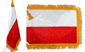 (렌탈) 폴란드 국기<br/>[가로 135 x 세로 90cm]