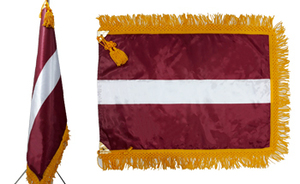 (렌탈) 라트비아 국기<br/>[가로 135 x 세로 90cm]