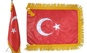 (렌탈) 터키 국기<br/>[가로 135 x 세로 90cm]