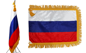 (렌탈) 러시아 국기<br/>[가로 135 x 세로 90cm]