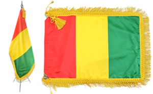 (렌탈) 기니 국기<br/>[가로 135 x 세로 90cm]