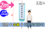 조립식 만장기 수술+하단 빗살장식 <br/> 소형 [높이:2M]<br/><font style=font-size:16px;color:#6e7f91>모델명:M-3201</font>