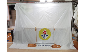 기념비제막천<br/>납품사례-140